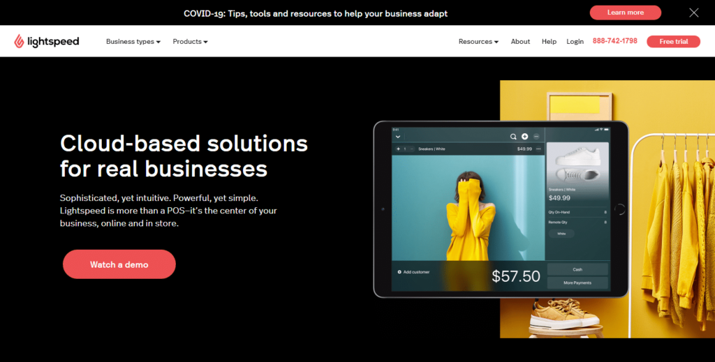 lightspeed-alternatieven. oliver pos, shopify, shopkeep, square,